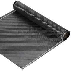 Carbon Fiber Fabric Roll 10ft x 12″ Black 2×2 Twill Weave – 3k/220g for Cars, Bo