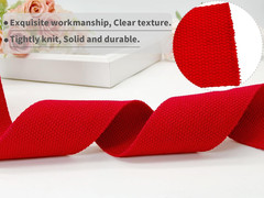 2 Inch Cotton Webbing,10Yds Red Heavy Duty Fabric Sewing Strap | Polyester Cotto