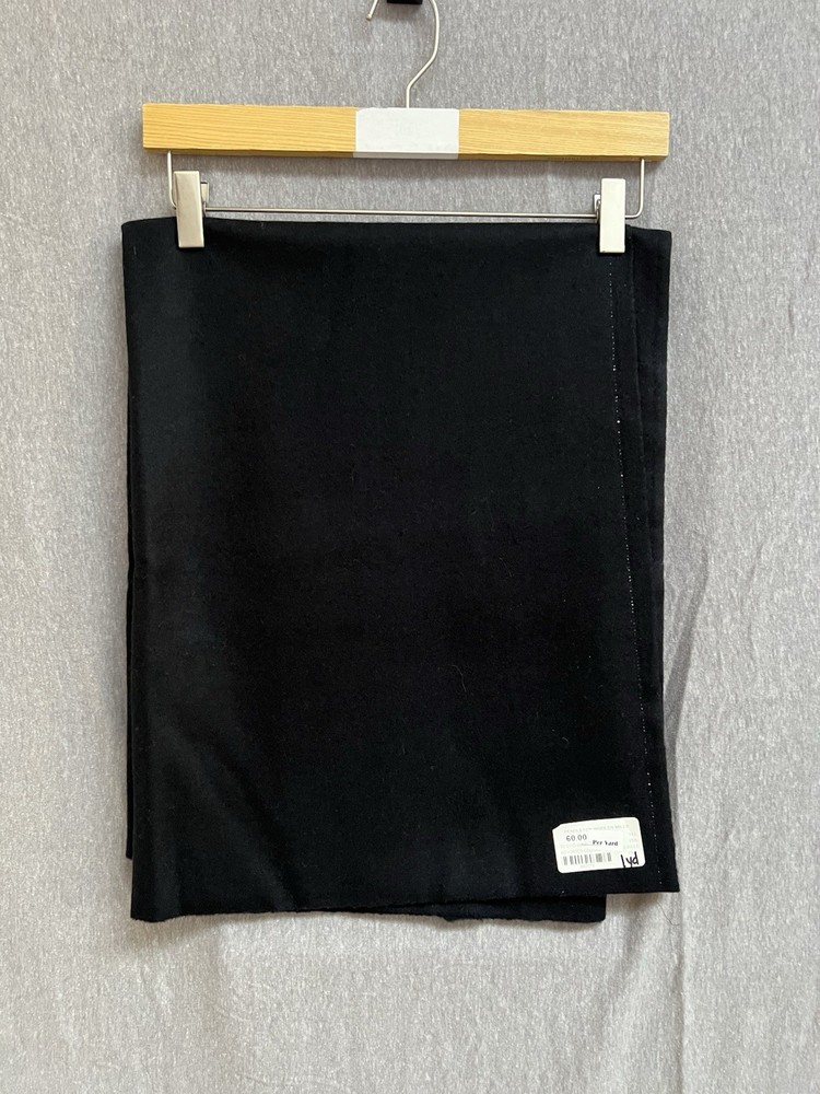 New Pendleton Wool Genuine Fabric Black One Yard