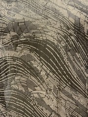 100% Silk Chiffon With Lurex Abstract Metallic Wave Fabric By The Yard 43″Wide