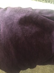 Vtg 1 3/4Yd 47X64″ Purple STRETCH LACE FABRIC Floral Crafting Apparel