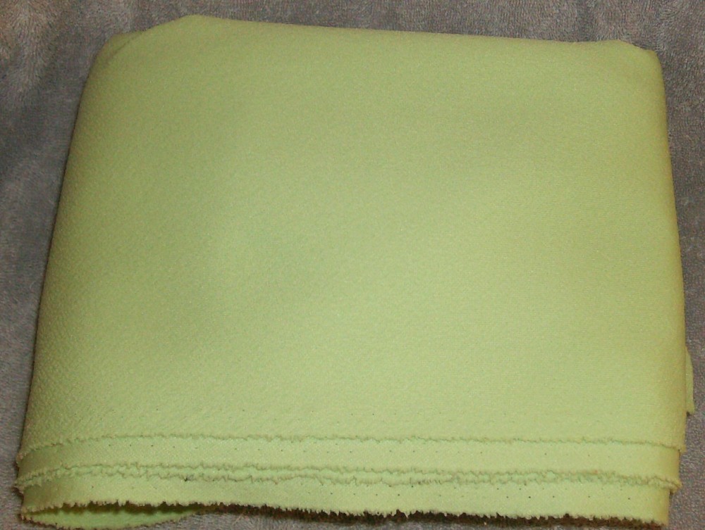 VINTAGE NEW MINT GREEN FABRIC 65 W x 2-1/3 YD STRETCH KNIT WASH & DRY