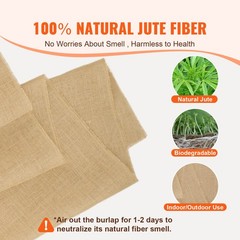Uimoso Burlap Fabric Roll Burlap Tree Wrap 40 in x 30 ft for Crafts & Plants