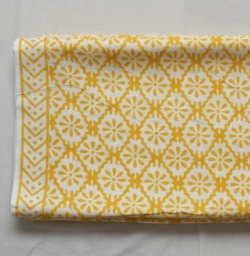 3 Yard Indian Running Hand Block 100%Cotton Fabric NO TARRIF CHARGES 100%✅ KK4