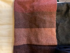 5 Pounds Pendleton Wool Fabric Remnants Lot # 4 Large Pieces New Low Price