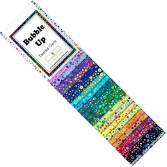 Bubble UpvEssential Gems 24 PCs 2-1/2in x 44in Strips Jelly Roll Fabric 802