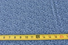 By 1/2 Yd, Vintage, Blue Calico on Navy-Blue Quilt Cotton, V921