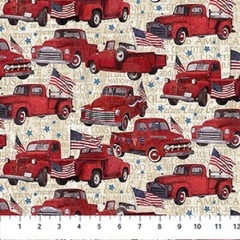 Stars & Stripes 10th Patriotic Stars cotton quilt fabric Northcott 20159-30