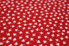 1930s Reproduction Fabric Cotton Quilt RED Hues Tiny Flowers 42×1/2 yd CHOICE