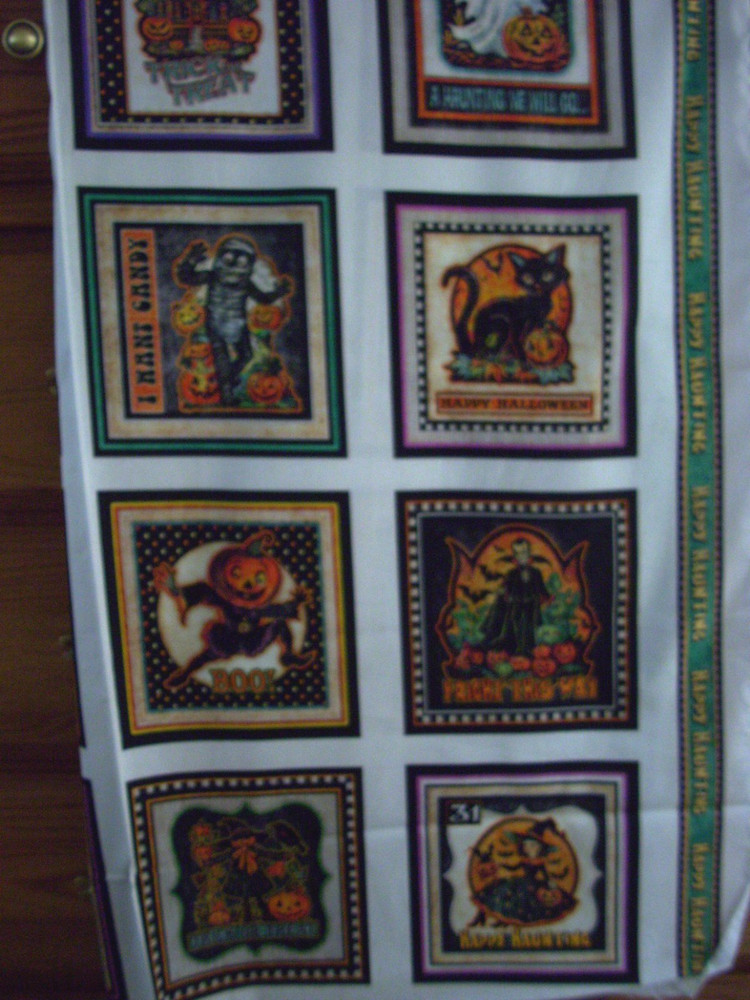 100% cotton Halloween Fabric “Happy Haunting Patch” by Quilting Treasures