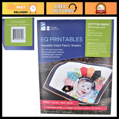 Inkjet Fabric Sheets for DIY Projects – 1 Pack, Printable Fabric for Crafts