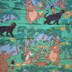 Disney The Jungle Book Vintage Flat Sheet Duvet Cover Single Side