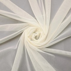 Power Mesh Fabric 4Way Net Superfine Sheer Light Nude 60 Inch Wide 2 Yard