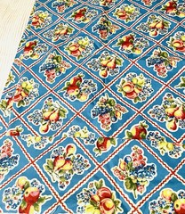 1.25 Yds R.&R. Fruit Retro Kitchen Towel Fabric by Springs Creative Prod-NEW OOP