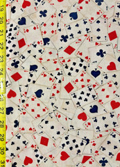 Playing Cards Michael Miller Fabric gambling casino dice DC11548
