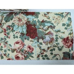 Waverly Draper Chintz Floral Fabric 3/4 Yard 27×54 Polished Upholstery Cottage