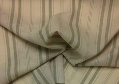 ZINC CLAY STRIPE LIGHT WEIGHT CURTAIN HOME DECOR FABRIC BY THE YARD 55″W