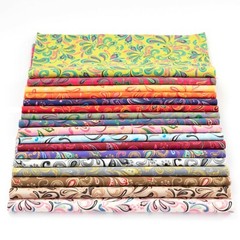2.5 inch Fleur De Lis Jelly Roll 100% cotton fabric quilting 17 strips –