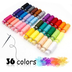 82Pcs Sewing Thread kit, 36 Assorted Colors Machine Threads with 36 Color