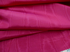 Moire Faille Fabric Remnant Cranberry Red Cotton Acetate 61″ W x 70″L x 80″L