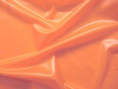 Latex Rubber 0.33mm Thick, 92cm Wide, Semi Transparent Orange