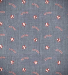 NEW! Houston Astros MLB Baseball Chambray 100% Cotton Quilting/Craft/Mask Fabric