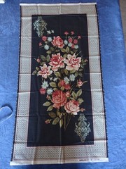 “Bella” Gorgeous Flower Blooms Roses Fabric Panel Paintbrush Studio Ro Gregg
