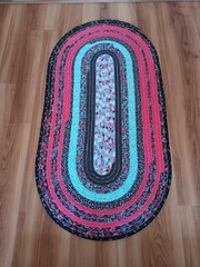 HANDMADE JELLY ROLL RUG 46″ X 24″