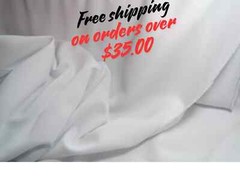 Tropical gabardine in 3 shades of Orange or any other color in my store