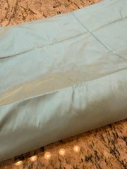 Sage Green Shantung Style Fabric 60” x 42” Lustrous Textured Sewing Craft