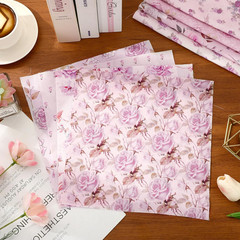 60 Pcs Purple Flower Fabric Squares 10 X 10 Inch Spring Vintage Floral Cotton Fa