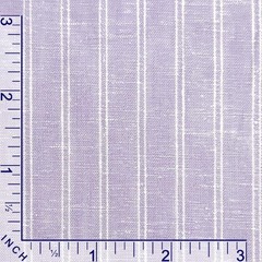Lilac Stripes Cotton Linen Summer Clothing Dressmaking Fabric by Yard 58” Wide