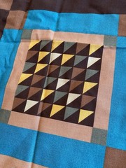 43”x43” Cotton w/20 Quilt Squares Tex-Mex Colors Joan Kessler Concord Fabrics