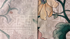 Margin Designs by Stanley King Studio Floral Design Material 2.5 yds x 55 in