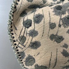 Designer Upholstery Woven Jacquard Fabric Remnant 56.5”x40” Blue Green Floral