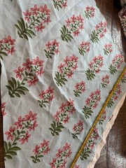 peter dunham fabric Shani block print 1 1/4 yards plus bonus piece