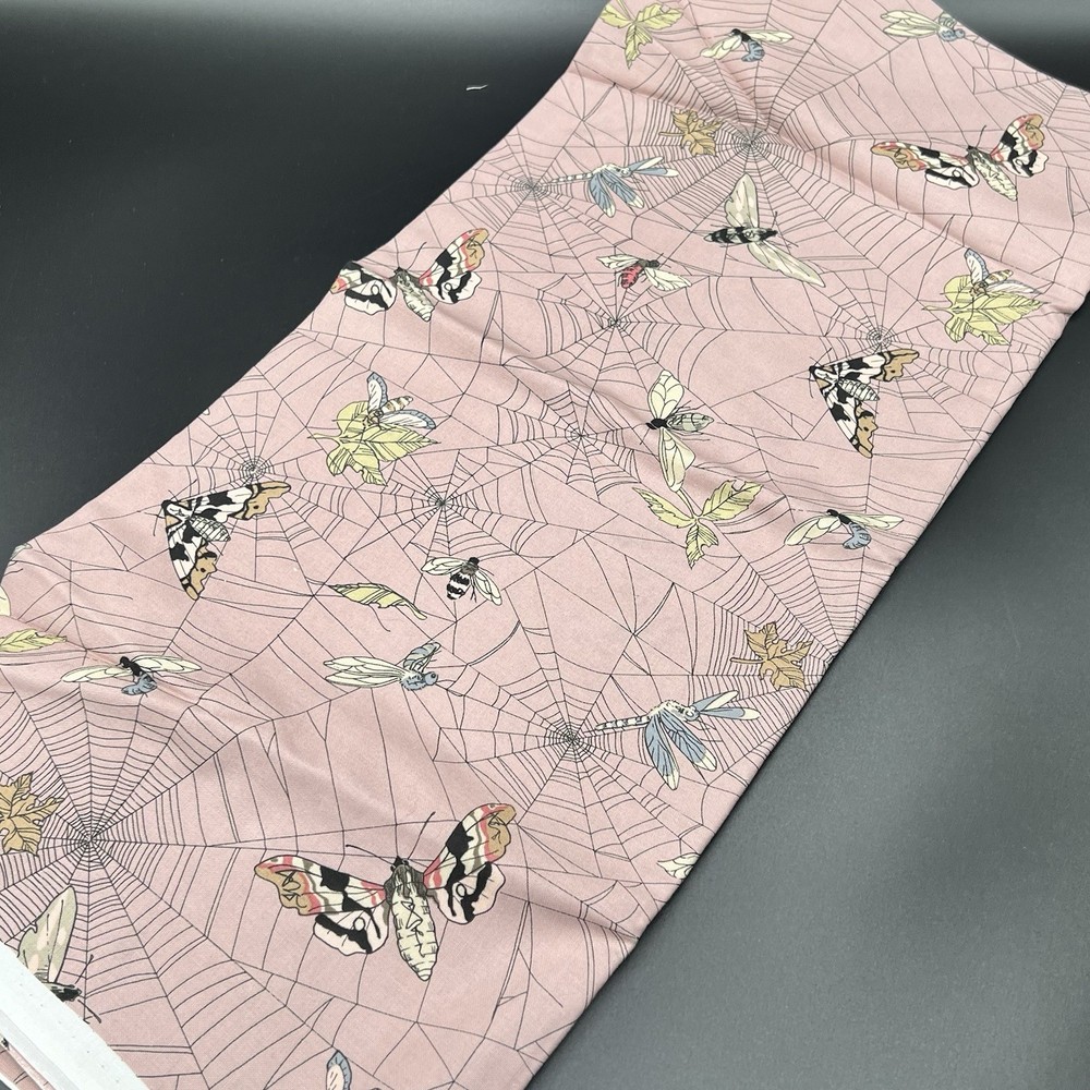 2011 Alexander Henry Fabrics Ghastlies ” A Ghastlie Web” on Dusty Mauve – 1 YD