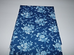Premium Quality Blue Floral Cotton Fabric Windham Fabrics – 1/2 yd x 44″