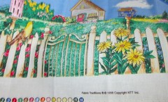 Vtg Fabric Traditions Four Seasons Cut & Sew Fabric Panel Circa 1998 Colorful!!