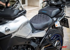 SEAT COVER for Yamaha Tracer 9 (’21-’23) MotOK Leather Antislip with Logo