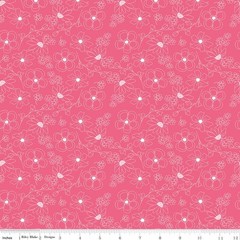 Painted Petals, 5″ x 5″ Squares, Riley Blake $3.99 Ships ANY Amount Of Fabric