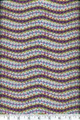 Hoopla Everyday Fun Purple Waves Quilt Fabric – Fat Quarter