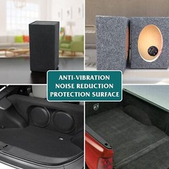 72″×40″ Fabric Felt Car Interior Carpet Cover Mat Liners Wrapping Underfelt