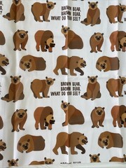 The Bear Books Cotton Fat Quarter 18”x21”New