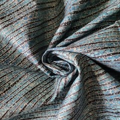 Black/Teal/Silver “Shimmer” Iceberg by Northcott Cotton Shirting/Quilting