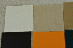 10 Pieces, 6″ x 6″ Wool Squares, 100% Wool, P02
