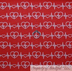 BonEful Fabric FQ Cotton Quilt Flannel Black White B&W Check Gingham Stripe Boy