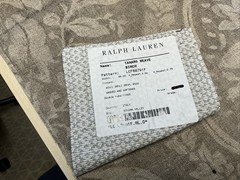 Ralph Lauren 26”x26” Discontinued Sample Alessandria Linen/Rayon 25” X 25”