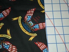 Support Our Troops God Bless America Eagle fabric cotton blend 34″ L x 43″ W