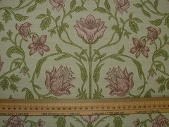 Jacquard Curtain Upholstery Fabric ARCHIVE COLLECTION FADED ROSE Cushion Blind